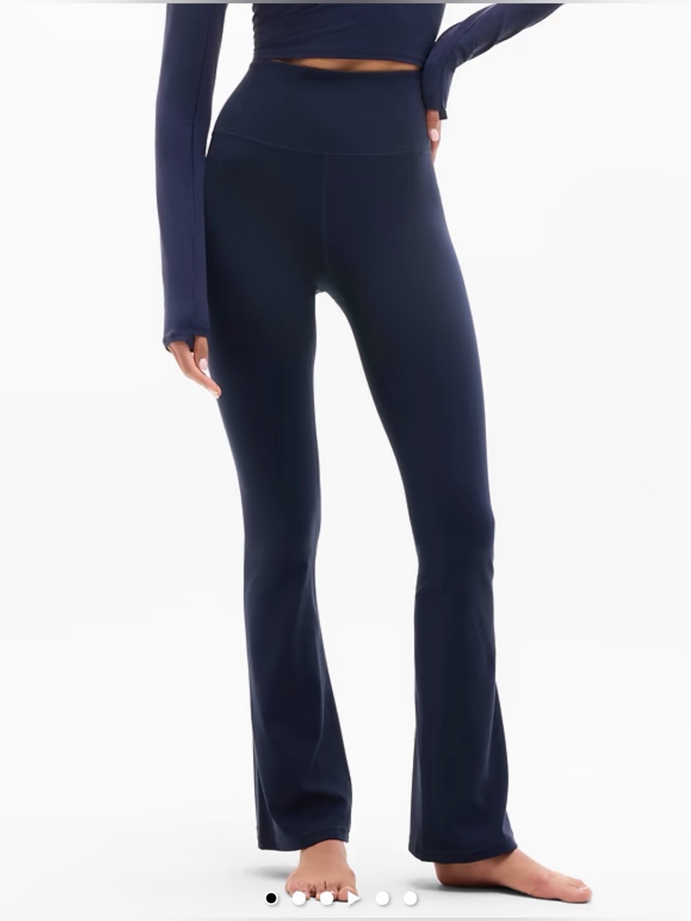 Athleta Navy Blue Boot Cut Flare Pants